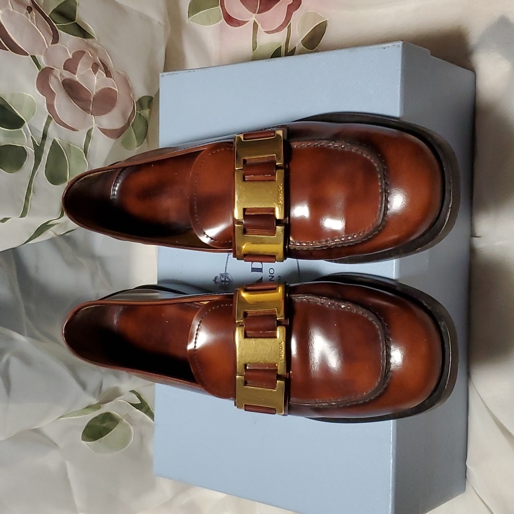 Prada loafer. Used like new condition. - Picture 1 of 12